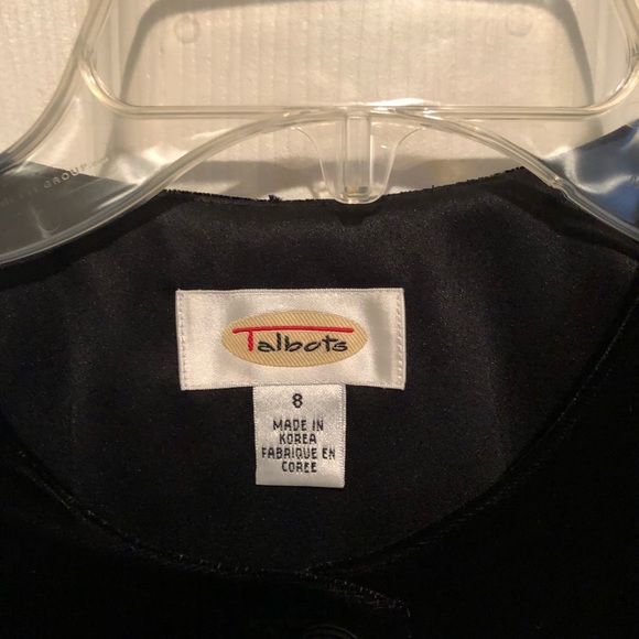 Talbots Velvet unlined jacket - Picture 2 of 3